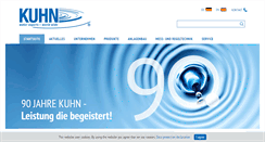 Desktop Screenshot of kuhn-gmbh.de